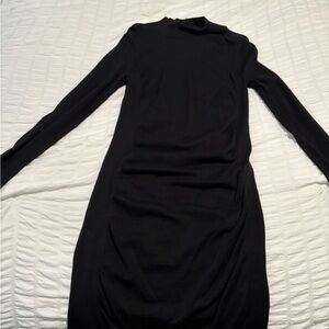 Express Classic Black Long Sleeve Dress